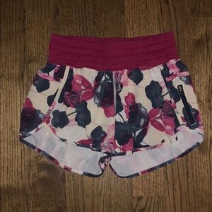 Run Tracker shorts; perfect condition